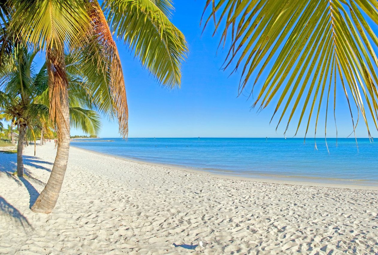 image of the beach in key west, florida