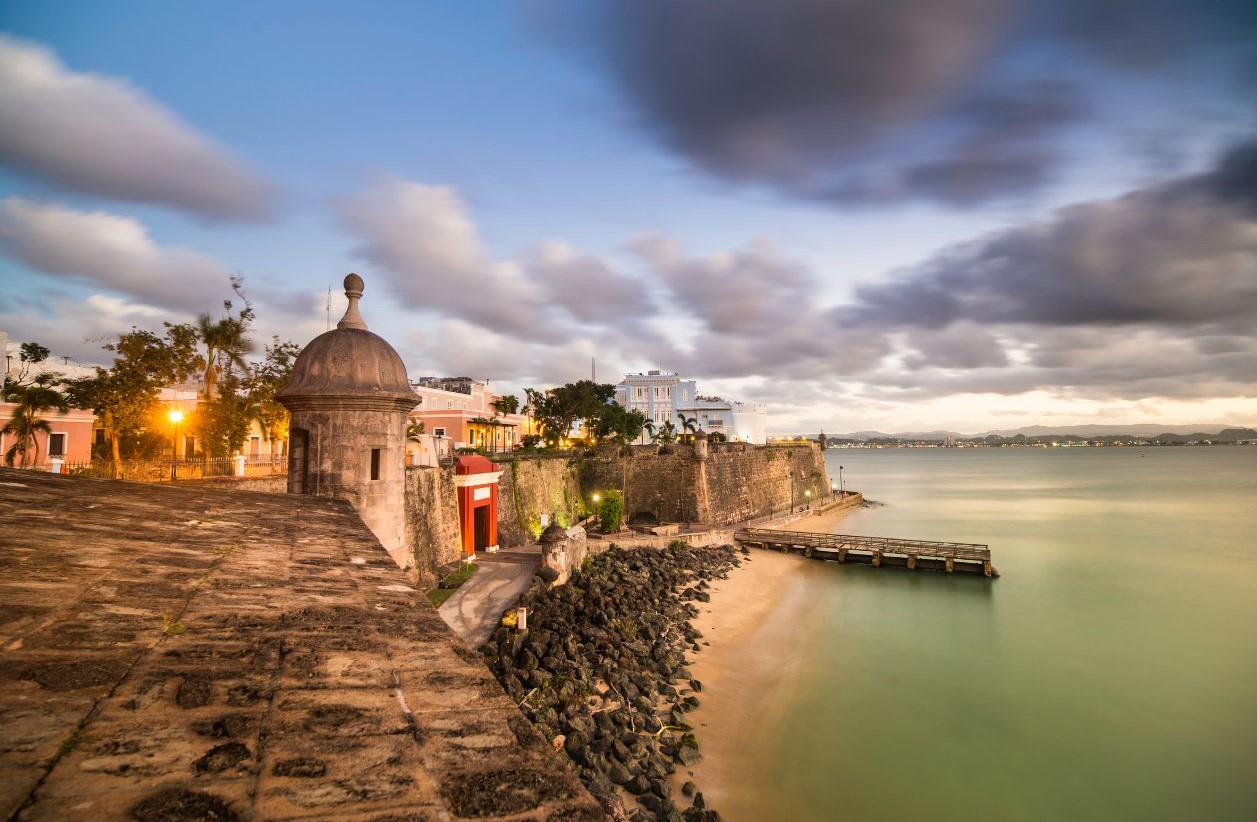 image of an overview of the beaches of San Juan in the sunrise